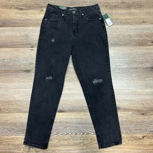 Wild Fable Women's High Rise Distressed Tapered Mom Jeans Size 8 NWT